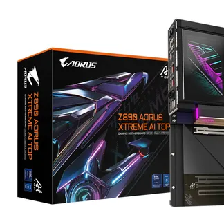 GIGABYTE Z890 AORUS XTREME AI TOP Motherboard – Unterstützt Intel Core Ultra (Serie 2) CPUs, 22+1+2 Phasen VRM, bis zu 9500MHz DDR5 (OC), PCIe 5.0 M.2, Wi-Fi 7, Thunderbolt 5 GIGABYTE Z890 AORUS XTREME AI TOP Motherboard – Unterstützt Intel Core Ultra (Serie 2) CPUs, 22+1+2 Phasen VRM, bis zu 9500MHz DDR5 (OC), PCIe 5.0 M.2, Wi-Fi 7, Thunderbolt 5