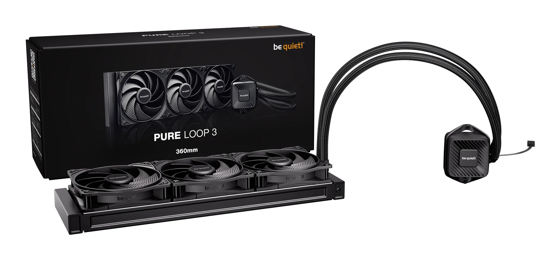 be quiet! PURE LOOP 3 Prozessor All-in-One-Flüssigkeitskühler 12 cm Schwarz 1 Stück(e) – Bild 2