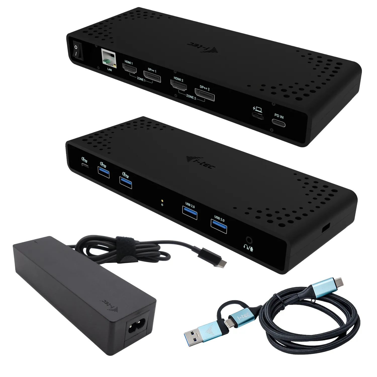 i-tec Universal Dual 4K Display Docking Station + Power Delivery 85W i-tec Universal Dual 4K Display Docking Station + Power Delivery 85W