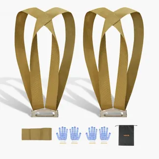 VEVOR Tragegurte, unterstützt bis zu 453,6 kg, 2-Personen-Hebe- und Transportsystem, verstellbare Hebe-Schultergurte, Möbeltransportgurt zum Bewegen von Möbeln, Geräten und Matratzen VEVOR Tragegurte, unterstützt bis zu 453,6 kg, 2-Personen-Hebe- und Transportsystem, verstellbare Hebe-Schultergurte, Möbeltransportgurt zum Bewegen von Möbeln, Geräten und Matratzen