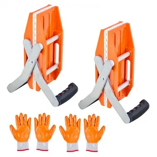 VEVOR Zweihändige Steintrageklemmen 280x120x190 mm, Tragkraft 300 kg, 2er-Pack Hebewerkzeuge mit Gummibeschichtung (0-6 cm), Hochleistungs-Hebeklemmen für Sperrholz, Glas, Granit VEVOR Zweihändige Steintrageklemmen 280x120x190 mm, Tragkraft 300 kg, 2er-Pack Hebewerkzeuge mit Gummibeschichtung (0-6 cm), Hochleistungs-Hebeklemmen für Sperrholz, Glas, Granit