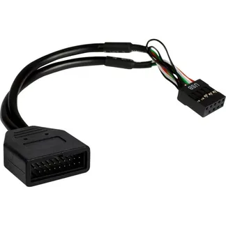 USB 2.0 Adapter, 19Pin Stecker > 9Pin Buchse USB 2.0 Adapter, 19Pin Stecker > 9Pin Buchse
