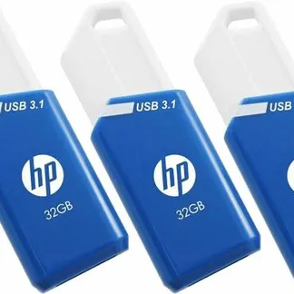 HP x755w Triple Pack USB-Stick 32 GB USB Typ-A 3.2 Gen 1 (3.1 Gen 1) Blau, Weiß HP x755w Triple Pack USB-Stick 32 GB USB Typ-A 3.2 Gen 1 (3.1 Gen 1) Blau, Weiß