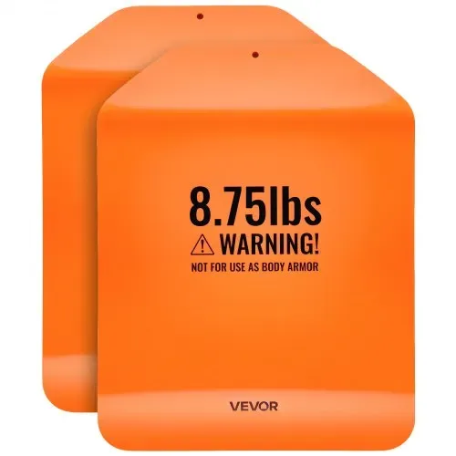 VEVOR Gewichtsplatten für Gewichtswesten 8 kg Set (2 x 4 kg), Gebogene Gewichtswestenplatten für WODs & Funktionelles Training, Ergonomisches Zusatzgewicht für Krafttraining, Laufen und Fitness – Bild 8