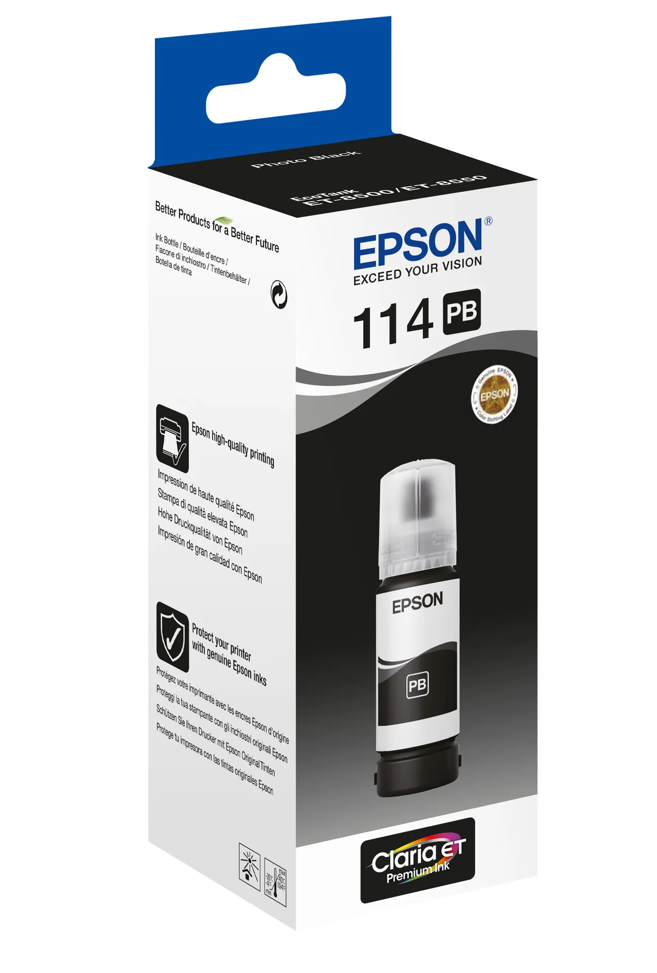 Epson 114 EcoTank Photo Black ink bottle – Bild 2