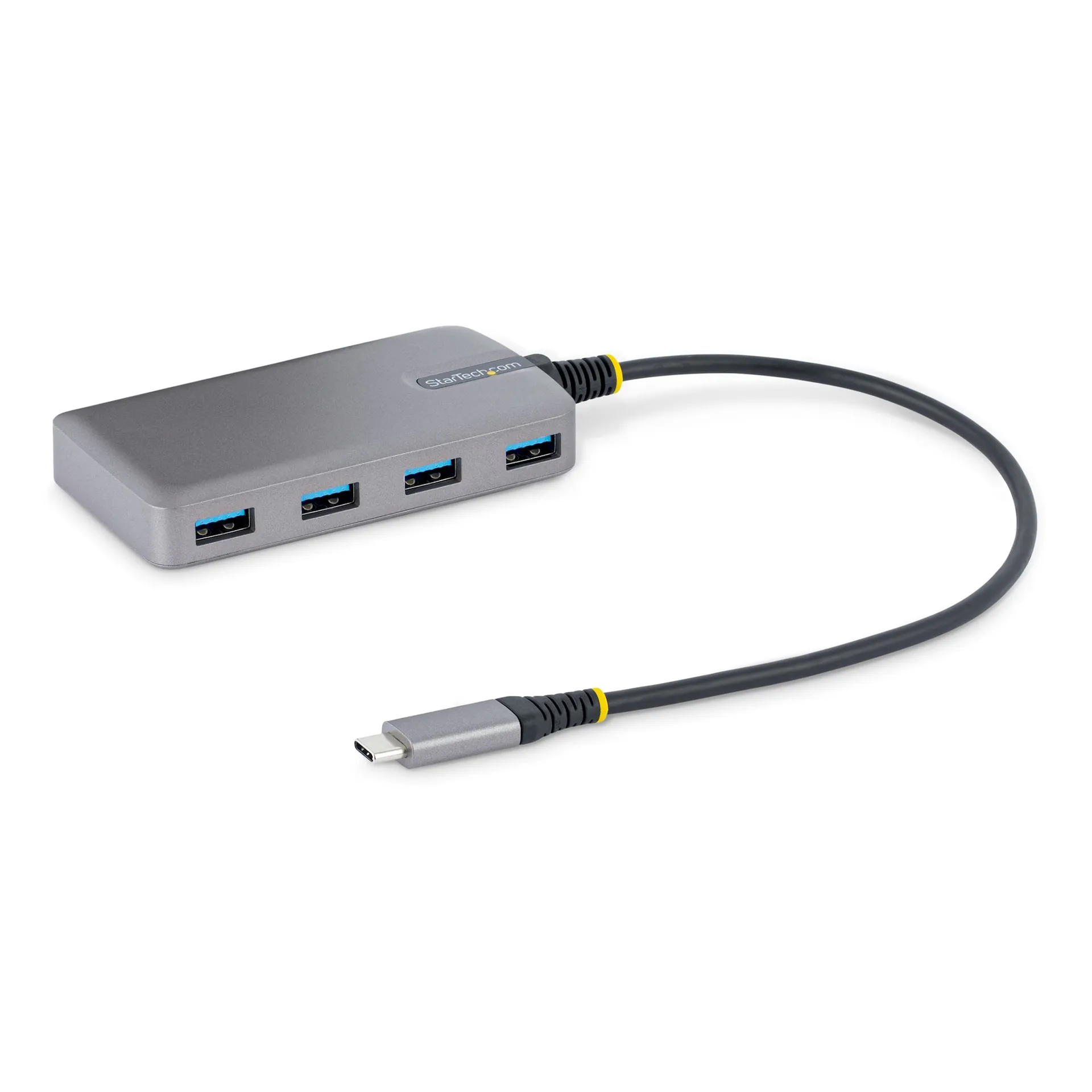 StarTech.com 4 Port USB C Hub – USB C auf 4x USB-A 5Gbit/s Hub mit Optionalem Zusatzstromanschluss – USB C auf USB Verteiler – Desktop USB3.0 Hub – 30cm Kabel – Mini USB C Hub StarTech.com 4 Port USB C Hub – USB C auf 4x USB-A 5Gbit/s Hub mit Optionalem Zusatzstromanschluss – USB C auf USB Verteiler – Desktop USB3.0 Hub – 30cm Kabel – Mini USB C Hub