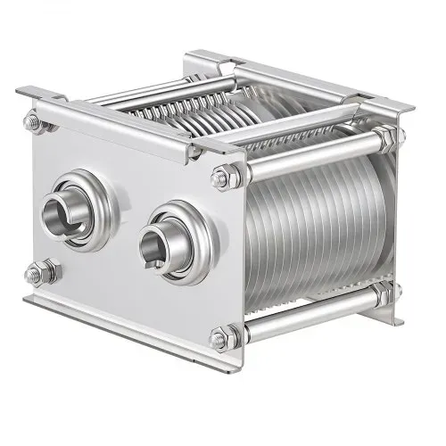 VEVOR Ersatzklingensatz für Gewerbliche Fleischschneider 5 mm, Austauschklinge für Modell 90 Aufschnittmaschine, Edelstahl, Kammförmiges Klingen-Set Geeignet für Entbeintes Fleisch & Weiches Gemüse – Bild 10