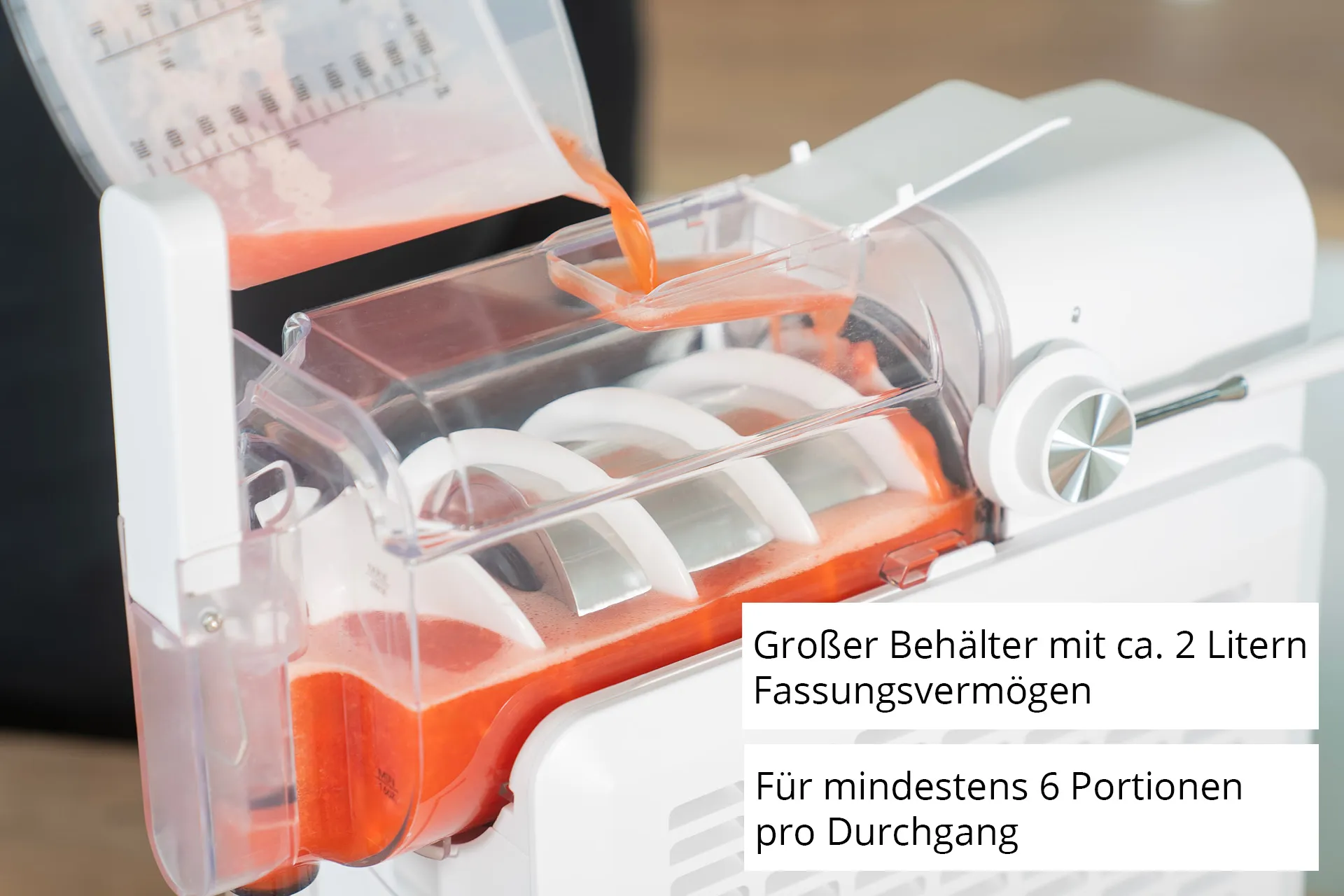 Unold Slush-Eismaschine Susi 48940 Kompressor Eismaschine 2 l 220 W Weiß – Bild 6
