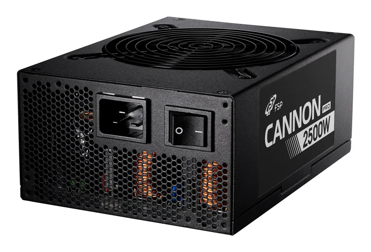 FSP CANNON PRO 2500W Netzteil ATX ATX3.1 Schwarz – Bild 4
