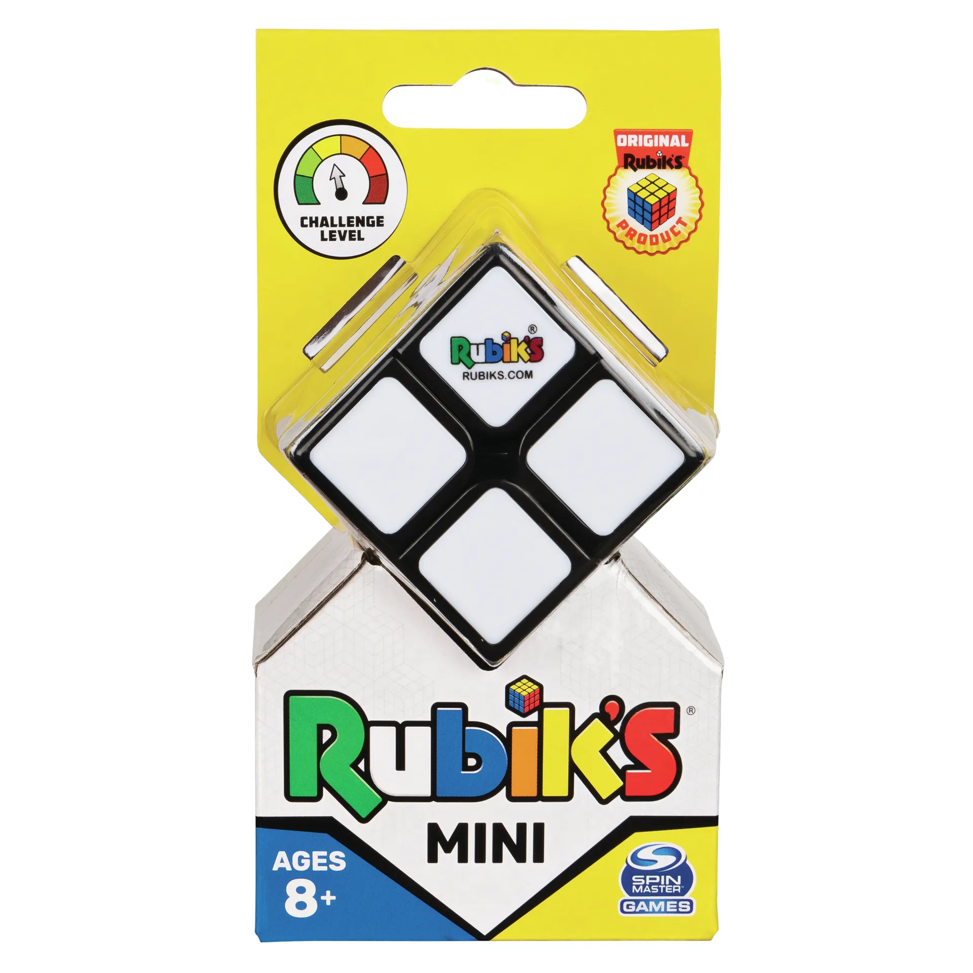 Rubik’s Mini 2x2 Zauberwürfel - der 2x2 Cube für Einsteiger ab 8 Jahren und für unterwegs, hohe Qualität, leichtgängiges Handling, leuchtende Farben – Bild 2
