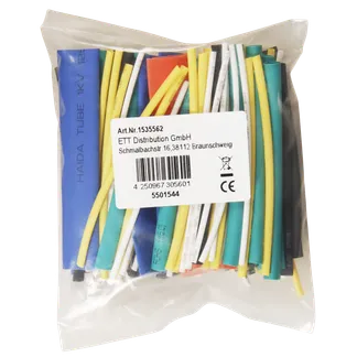 Schrumpfschlauch-Set McPower, 100-teilig in Sortimentsbeutel, bunt Schrumpfschlauch-Set McPower, 100-teilig in Sortimentsbeutel, bunt