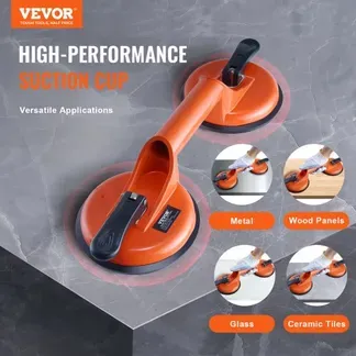 VEVOR Saugheber aus NBR Glasheber φ119mm Vakuumheber Belastbarkeit 85-150kg Glassauger Betriebstemperatur -20-60℃ Plattenheber Vakuum Saugnapf mit ergonomischem Alu-Griff VEVOR Saugheber aus NBR Glasheber φ119mm Vakuumheber Belastbarkeit 85-150kg Glassauger Betriebstemperatur -20-60℃ Plattenheber Vakuum Saugnapf mit ergonomischem Alu-Griff