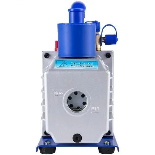 VEVOR 136 L/min(4.8CFM) Vakuumpumpe, 249 W(1/3HP) Unterdruckpumpe Vakuumgeräte Pumpe, 5Pa Vakuumpumpe Unterdruckpumpe, Refrigerant Vacuum Pump, Vacuum Pump, Vakuumpumpe Unterdruckpumpe – Bild 9