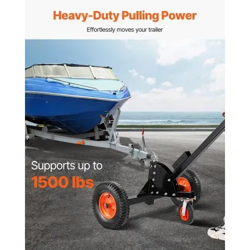 VEVOR 2-in-1-Anhängerwagen, Rangierhilfe Anhänger, 680,4 kg Stützlast, 56 und 66 cm einstellbare Höhe, 50,8 mm Kupplungskugel, 38 cm Luftreifen, zum Bewegen von Wohnmobilanhängern VEVOR 2-in-1-Anhängerwagen, Rangierhilfe Anhänger, 680,4 kg Stützlast, 56 und 66 cm einstellbare Höhe, 50,8 mm Kupplungskugel, 38 cm Luftreifen, zum Bewegen von Wohnmobilanhängern