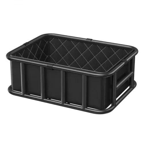 VEVOR Fahrradkorb hinten 435x330x155 mm, Hinterradkorb mit Gepäcknetz & Abdeckung, Gepäckträger zum Transport von Hunden, Haustieren, Obst & Lebensmitteln, Montagewerkzeug im Lieferumfang enthalten – Bild 10