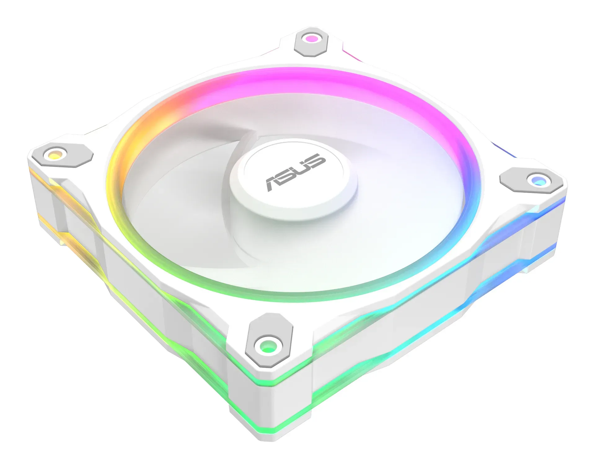 ASUS Prime MR120 Fan ARGB Reverse White Computergehäuse Ventilator 12 cm Weiß – Bild 4