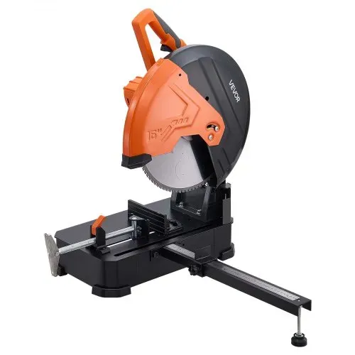 VEVOR Metalltrennsäge Kappsäge 406,4mm Trennscheibe 3kW Motor Gehrungssäge, zum Schneiden von Metall, Einstellbarer Winkel von -45° bis 45°, Trockenschneiden, mit Verstärktem Klingenschutz & Skala – Bild 8