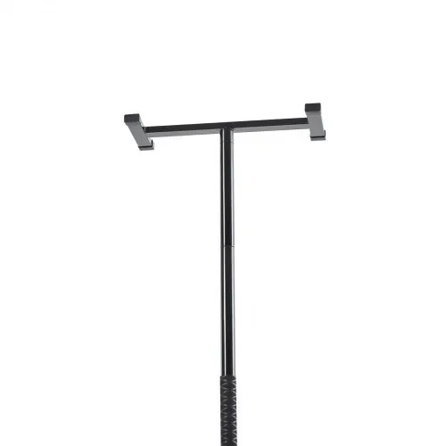 VEVOR Sicherheitsstange vom Boden bis zur Decke, Haltegriff fürs Badezimmer mit rutschfestem gebogenem Griff, 136 kg Tragkraft, für ältere Menschen, für Deckenhöhen von 214 bis 305 cm, schwarz – Bild 10