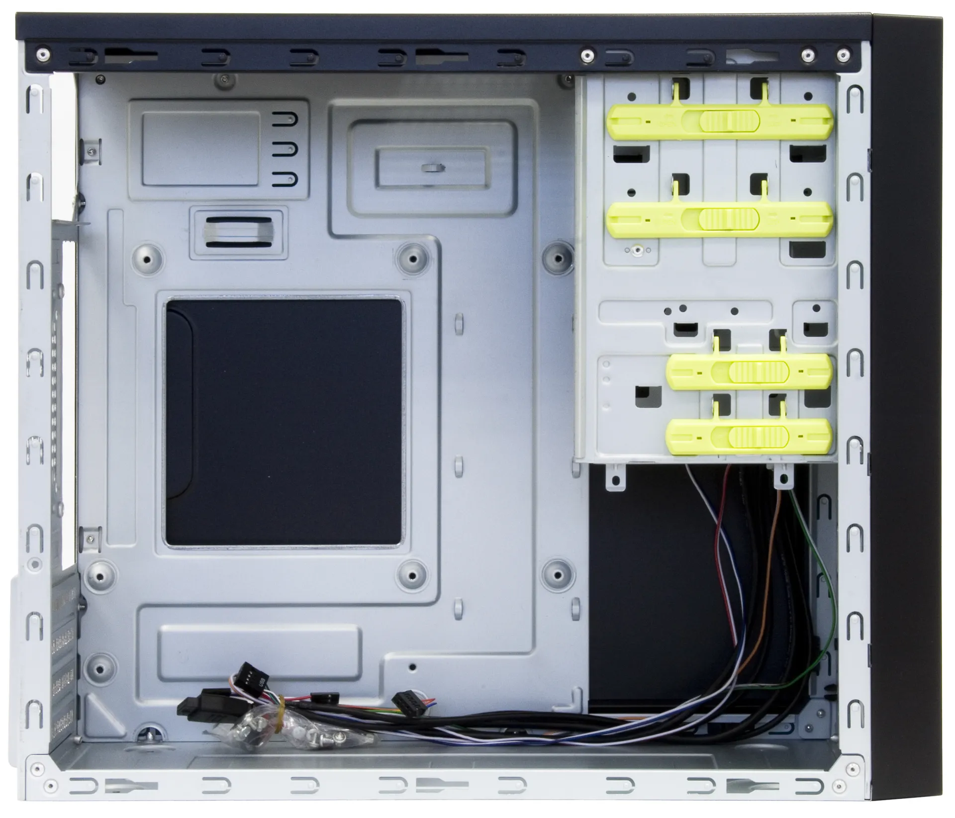 Chieftec CT-01B-OP Computer-Gehäuse Mini Tower Schwarz – Bild 2