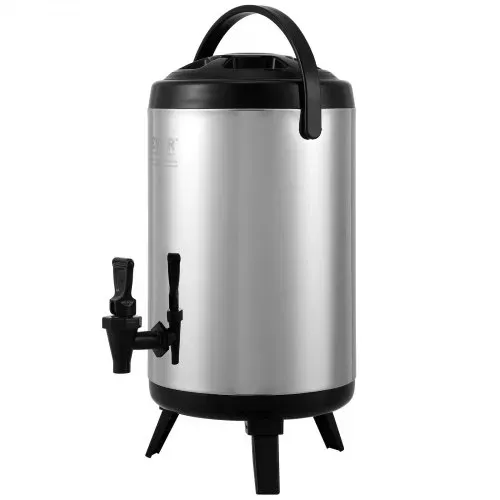 VEVOR Heiß- und Kaltgetränkespender Getränkespender 7,6 L, Edelstahl Heiß- und Kaltwasserbrunnen Getränkespender mit Zapfen & Tragegriff für Kaffee, Wasser, Saft Isolierkanne für Cafés, Bars – Bild 9