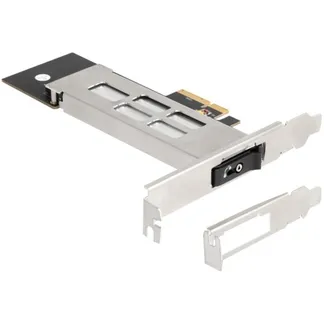 DeLock Wechselrahmen PCI Express Karte für 1 x M.2 NMVe SSD, Schnittstellenkarte DeLock Wechselrahmen PCI Express Karte für 1 x M.2 NMVe SSD, Schnittstellenkarte