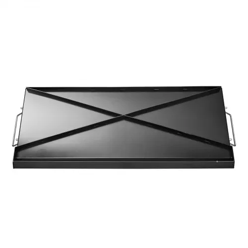 VEVOR Grillplatte Grillpfanne Karbonstahl universelle rechteckige Platte (812 x 310 mm) mit flacher Oberseite, Gasgrill-Grillplatte für BBQ-Grill Teppanyaki, tragbares Familienkochgeschirr mit Griff – Bild 10