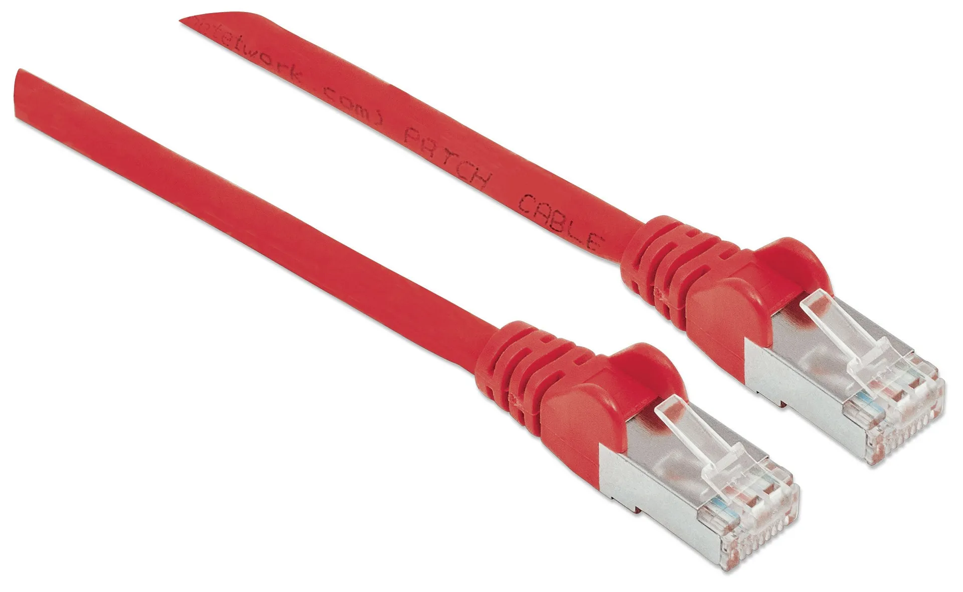 Intellinet Premium Netzwerkkabel, Cat6, S/FTP, 100% Kupfer, Cat6-zertifiziert, LS0H, RJ45-Stecker/RJ45-Stecker, 1,0 m, rot – Bild 2