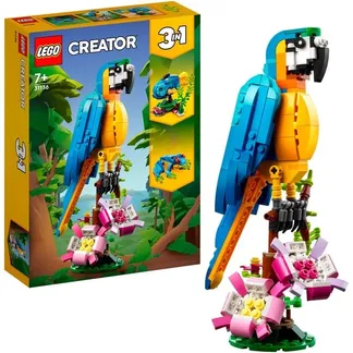 31136 Creator 3-in-1 Exotischer Papagei, Konstruktionsspielzeug 31136 Creator 3-in-1 Exotischer Papagei, Konstruktionsspielzeug
