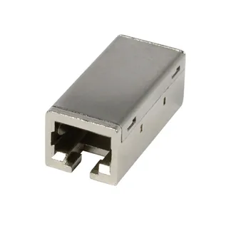 TP-TP Kupplung,CAT6A,Buchse,1:1 ,8-pol., RJ45, slim line, Zinkdruckguss, Synergy 21, TP-TP Kupplung,CAT6A,Buchse,1:1 ,8-pol., RJ45, slim line, Zinkdruckguss, Synergy 21,