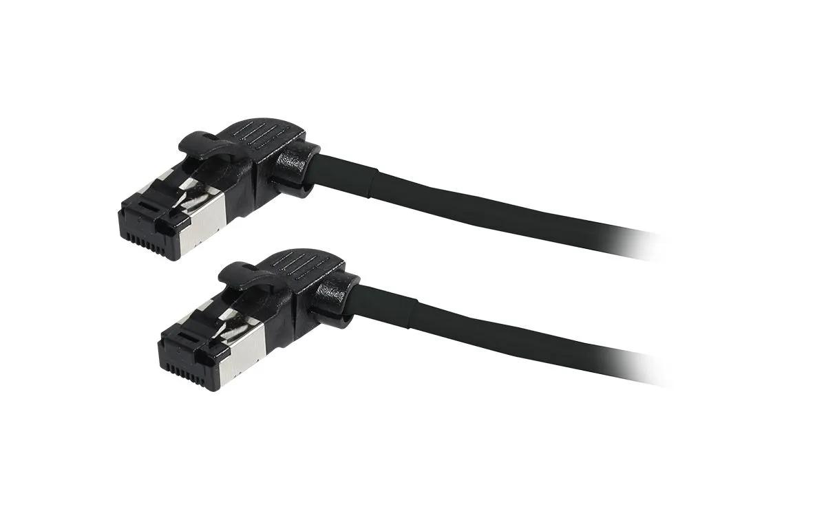 Patchkabel RJ45, CAT6A 500Mhz, 1.5m, schwarz, S/FTP, slimline rund d=4,5mm, TPE/LSZH(Superflex), AWG28, mit CAT7 Rohk., drehbarer Stecker, Synergy21 Patchkabel RJ45, CAT6A 500Mhz, 1.5m, schwarz, S/FTP, slimline rund d=4,5mm, TPE/LSZH(Superflex), AWG28, mit CAT7 Rohk., drehbarer Stecker, Synergy21