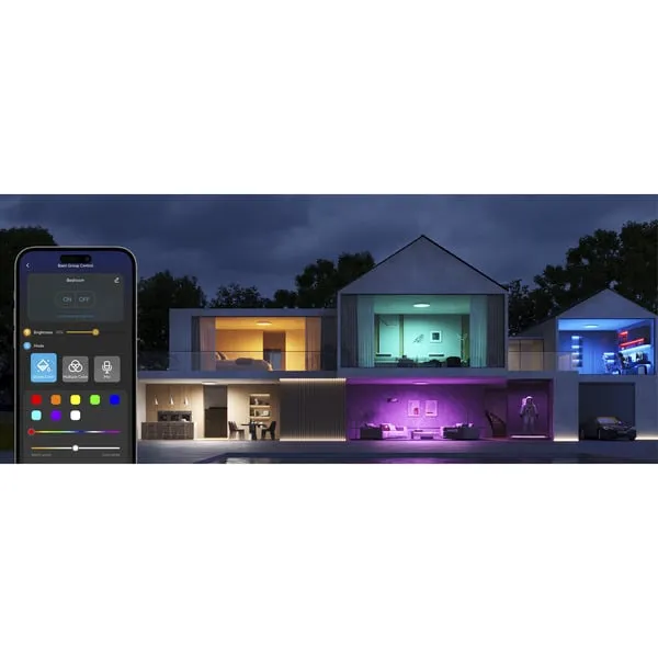 Govee 30cm RGBWW + RGBIC Smart Intelligente Deckenbeleuchtung Wi-Fi/Bluetooth 28 W – Bild 13