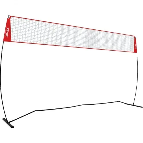 VEVOR Volleyballnetz Höhenverstellbares Volleyballnetz Set, 4,3 x 2,3-2,4 m Tragbarer Beachvolleyball-Netz, Volleyballnetz Faltbare Volleyballnetz mit Volleyball & Tragetasche, für Garten, Strand – Bild 9