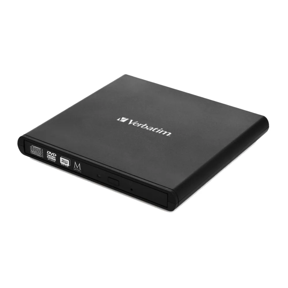 Verbatim External Slimline CD/DVD Writer Optisches Laufwerk DVD±RW Schwarz Verbatim External Slimline CD/DVD Writer Optisches Laufwerk DVD±RW Schwarz