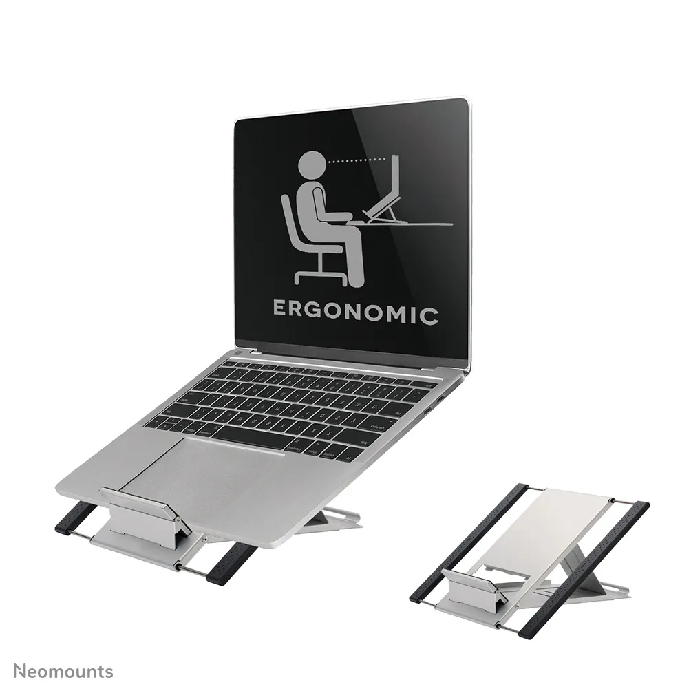 Neomounts NSLS100 Laptop-Halterung 10-22″ – faltbar – kompakt – universal Neomounts NSLS100 Laptop-Halterung 10-22″ – faltbar – kompakt – universal