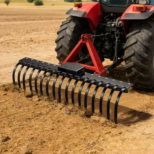 VEVOR Ersatzzinken für Rasentraktor Heuharke, 6er-Pack, Bolzenbefestigung, Steinrechenzinken, ein 11 mm Bolzenloch, hochfester & wärmebehandelter Stahl, Harkenzinken, Ersatzteile für Heurechen – Bild 7