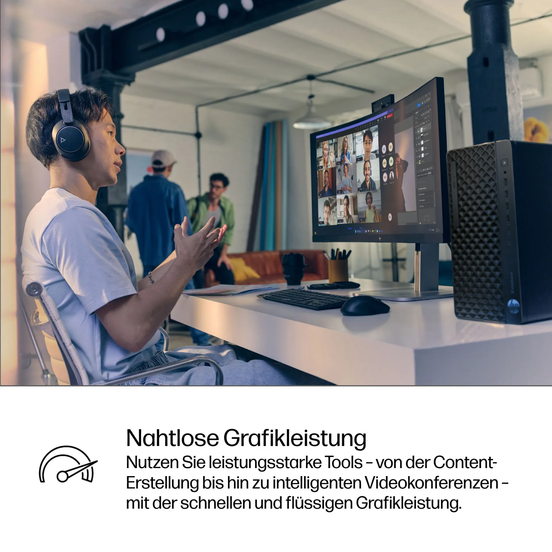 HP EliteDesk 8 Tower G1i AI Intel Core Ultra 9 285 64 GB DDR5-SDRAM 1 TB SSD NVIDIA GeForce RTX 3050 Windows 11 Pro PC AI PC Schwarz – Bild 6