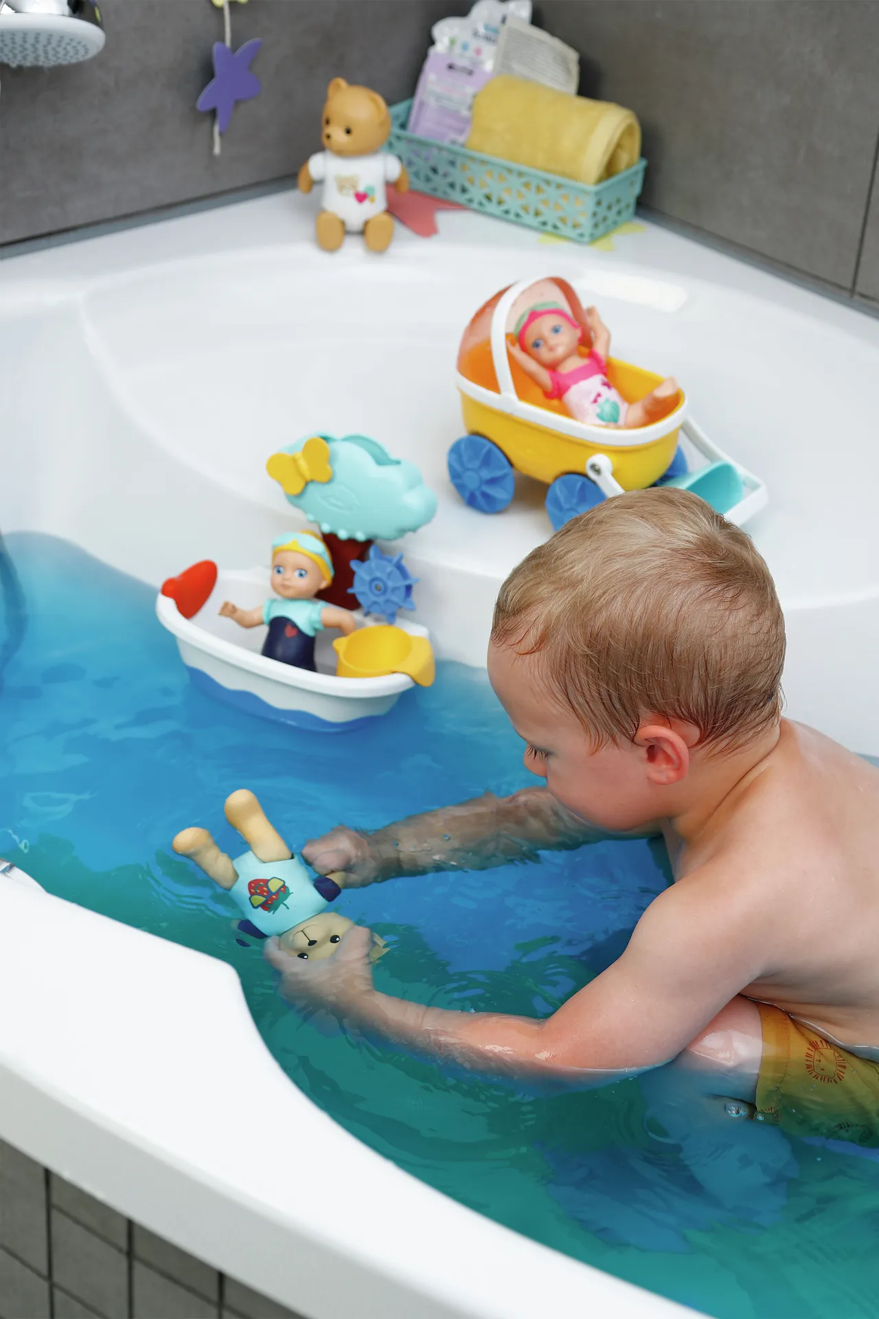 BABY born Splish Splash Teddy Badetier Mehrfarbig – Bild 4