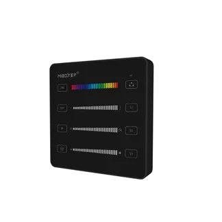 MiBoxer B6B LED Pixel LED SPI Smart Panel Fernbedienung RGB-WW (RGB-CCT) (RGB/RGB-W/RGB-CCT) schwarz MiBoxer B6B LED Pixel LED SPI Smart Panel Fernbedienung RGB-WW (RGB-CCT) (RGB/RGB-W/RGB-CCT) schwarz