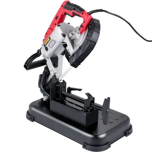 VEVOR Bandsäge 12,7 cm Schnittgröße, 1100 W 10 A Sägeband aus Stahl Eisensäge mit 127 mm Max Schnittkapazität (ohne Sockel), 137,8 - 472,4 Fuß pro Minute Geschwindigkeitsskala Metallbandsägemaschine – Bild 10