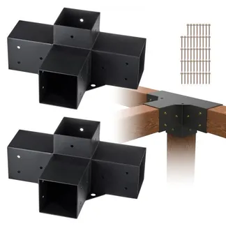 VEVOR 2er-Set Pfostenverbinder, 10 x 10 cm (Innengröße 91,44 x 91,44 mml) Pfostenecke Pergola Eckverbinder Holzverbinder 90°-Stiefelstruktur Eckhalterung Holzbalken Pavillon Halterungs Set VEVOR 2er-Set Pfostenverbinder, 10 x 10 cm (Innengröße 91,44 x 91,44 mml) Pfostenecke Pergola Eckverbinder Holzverbinder 90°-Stiefelstruktur Eckhalterung Holzbalken Pavillon Halterungs Set