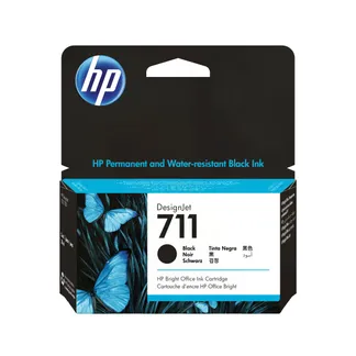 HP 711 Schwarz DesignJet Tintenpatrone, 38 ml HP 711 Schwarz DesignJet Tintenpatrone, 38 ml