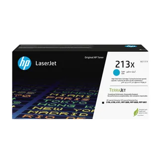 HP 213X Cyan Original LaserJet-Tonerkartusche mit hoher Reichweite HP 213X Cyan Original LaserJet-Tonerkartusche mit hoher Reichweite