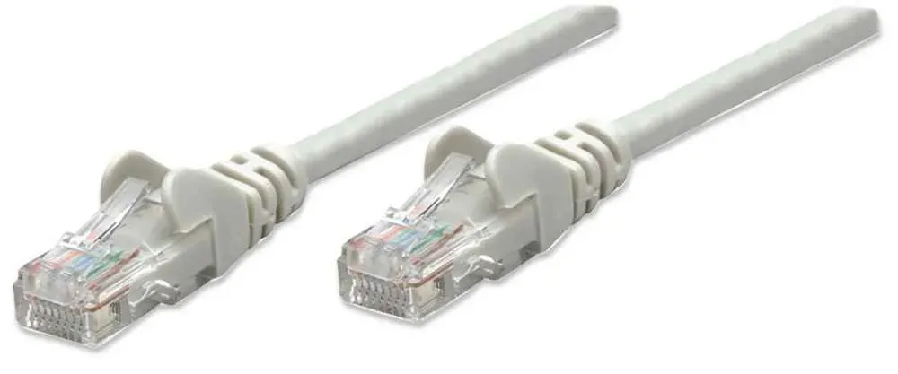 Intellinet Netzwerkkabel, Cat6, U/UTP, CCA, Cat6-kompatibel, RJ45-Stecker/RJ45-Stecker, 5,0 m, grau Intellinet Netzwerkkabel, Cat6, U/UTP, CCA, Cat6-kompatibel, RJ45-Stecker/RJ45-Stecker, 5,0 m, grau