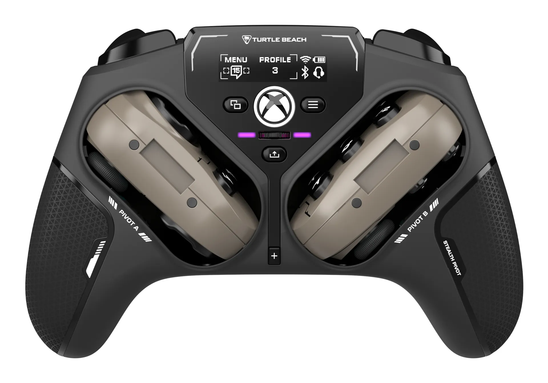 Turtle Beach Stealth Pivot Gaming-Controller – kabellos für Windows PC und kabelgebunden für Xbox - Drehmodule, Display-Dashboard, Hall-Effekt-Sticks und zuweisbare Tasten – Bild 3