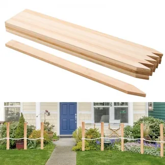 VEVOR Holzpfähle, 25 Stk. 12,7×38,1×914,4 mm Holzpflöcke, Holzpfosten mit scharfer Spitze, Zaunpfähle aus Tannenholz, Wegweiser für Schlammzäune, Hinterhofbegrenzungen, Grundlinien VEVOR Holzpfähle, 25 Stk. 12,7×38,1×914,4 mm Holzpflöcke, Holzpfosten mit scharfer Spitze, Zaunpfähle aus Tannenholz, Wegweiser für Schlammzäune, Hinterhofbegrenzungen, Grundlinien
