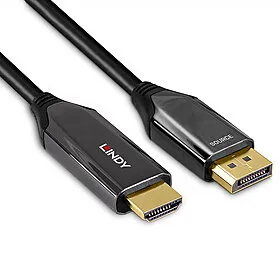 Lindy 40932 Videokabel-Adapter 3 m DisplayPort HDMI Schwarz – Bild 3
