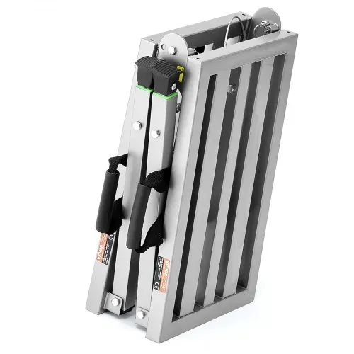 VEVOR Arbeitsplattform 500-740 mm, zusammenklappbare Trittleiter aus legiertem Stahl, tragbare Arbeitsbühne, Tragkraft 180 kg, Trittbank Hocker zum Malen von Trockenbauwänden, Reinigen, Waschen – Bild 8