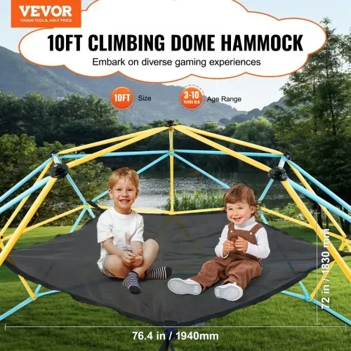 VEVOR Hängematte, Zubehör für Kletterdom, geeignet für 304,8 cm Kletterdom, Tragkraft 158 kg, Klettergerüst-Hängematte Outdoor (nur Hängematte) VEVOR Hängematte, Zubehör für Kletterdom, geeignet für 304,8 cm Kletterdom, Tragkraft 158 kg, Klettergerüst-Hängematte Outdoor (nur Hängematte)
