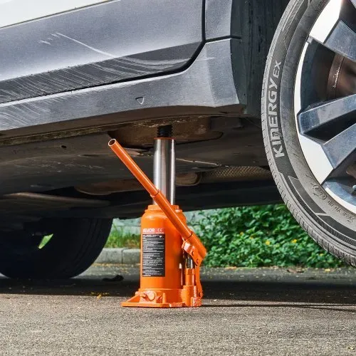 VEVOR hydraulischer Wagenheber Flaschenwagenheber 20 t 225–435 mm Hubbereich, Hochleistungs-Stempelwagenheber für Auto SUV Pickup Autoreparatur Hauslift landwirtschaftliche Geräte, Orange – Bild 7