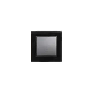 Wechselschalter McPower “Flair“, 250V~/10A, UP, anthrazit, inkl. Glasrahmen Wechselschalter McPower “Flair“, 250V~/10A, UP, anthrazit, inkl. Glasrahmen